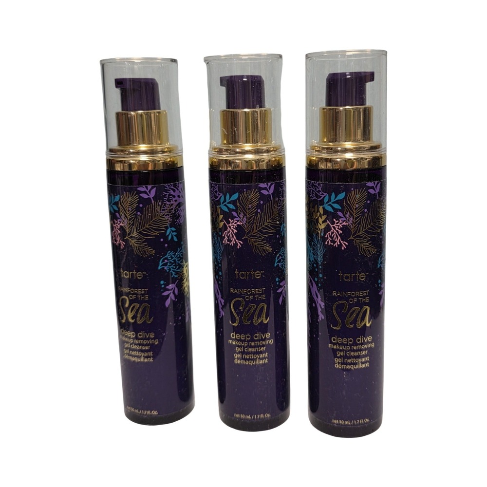 Tarte Rainforest of the Sea Deep Dive Gel Cleanser 1.7oz Set of 3 - Picture 3 of 7